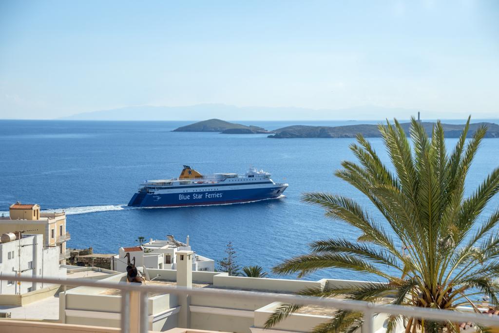 Veranda Syros House Ермополи Стая снимка